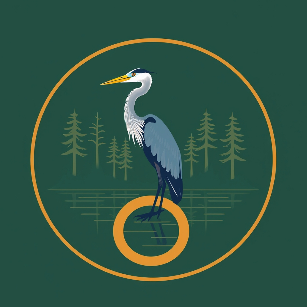 Emblema de la garza de Valparaiso Locksmith